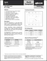 Click here to download MASWSS0157TR-3000 Datasheet