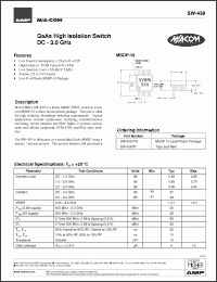 Click here to download SW-439PIN Datasheet