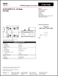 Click here to download AV-875 Datasheet