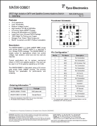 Click here to download MASW-008801 Datasheet
