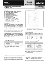 Click here to download MAAVSS0008TR Datasheet