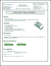 Click here to download PESD0402-060 Datasheet