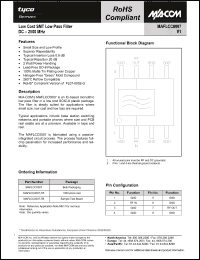 Click here to download MAFLCC0007-TR Datasheet