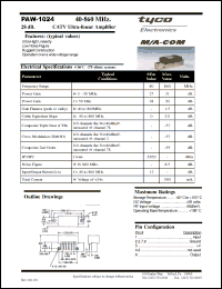 Click here to download PAW-1024 Datasheet