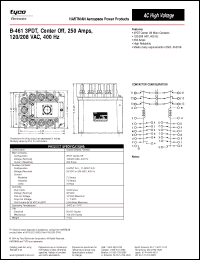 Click here to download B-461 Datasheet