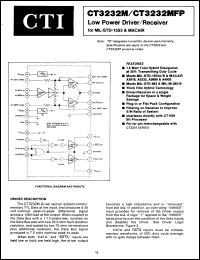 Click here to download CT3232FP Datasheet