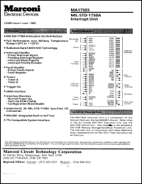 Click here to download MAS17503LS2 Datasheet