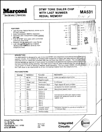 Click here to download MA531 Datasheet