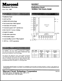 Click here to download MAR9067CB1 Datasheet