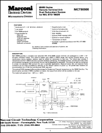 Click here to download MCT80001 Datasheet