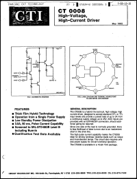 Click here to download CT0008 Datasheet