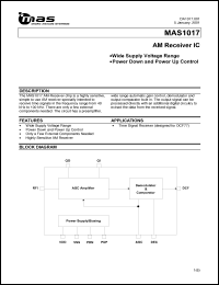 Click here to download MAS1017ATC1-1 Datasheet