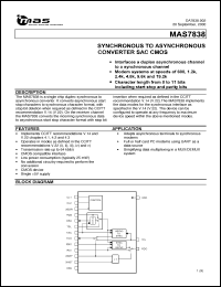 Click here to download MAS7838S-T Datasheet