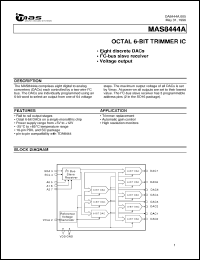 Click here to download MAS8444AN Datasheet