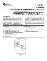 Click here to download MAS9138S Datasheet