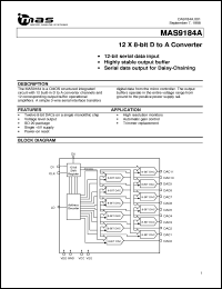 Click here to download MAS9184AS-T Datasheet