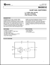 Click here to download MAS9316N Datasheet