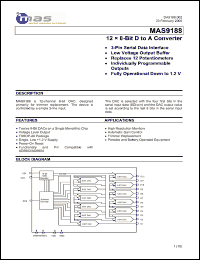 Click here to download MAS9188A1UC06 Datasheet
