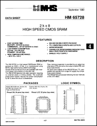 Click here to download HM3-65728K5 Datasheet