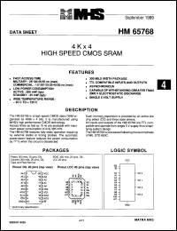 Click here to download HMO65768K6 Datasheet