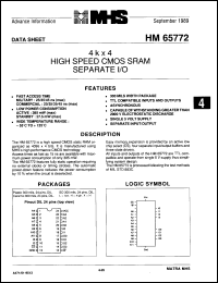 Click here to download HM3-65772F5+ Datasheet