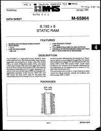 Click here to download M3-65864-15 Datasheet