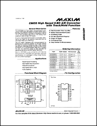 Click here to download ADC0820CC/D Datasheet