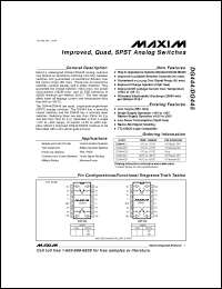 Click here to download DG445CJ Datasheet