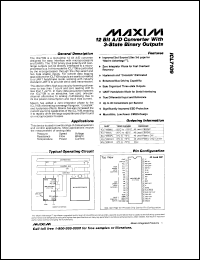 Click here to download ICL7109CQH Datasheet