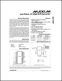 Click here to download ICL7126CPL+ Datasheet