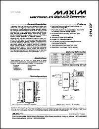 Click here to download ICL7136CQH-TD Datasheet