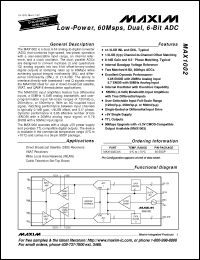 Click here to download MAX1002CAX Datasheet