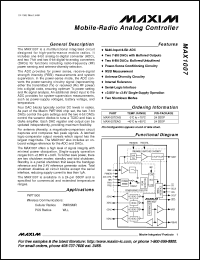 Click here to download MAX1007EAG Datasheet