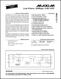 Click here to download MAX1011 Datasheet