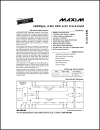 Click here to download MAX101ACFR1-T Datasheet