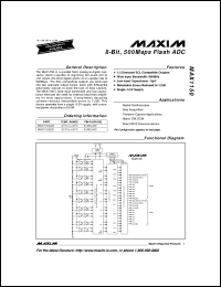 Click here to download MAX1150BIZS Datasheet