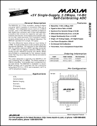 Click here to download MAX1201CMH Datasheet