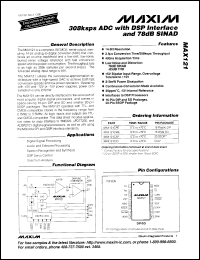 Click here to download MAX121CAP Datasheet