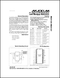Click here to download MAX130CPL Datasheet