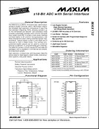 Click here to download MAX132CWG-T Datasheet