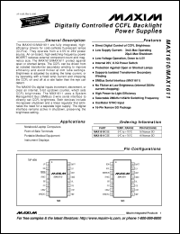 Click here to download MAX1611CSE Datasheet