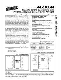 Click here to download MAX1688EUE Datasheet