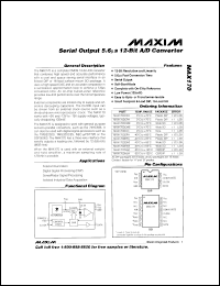 Click here to download MAX170DCWE-T Datasheet