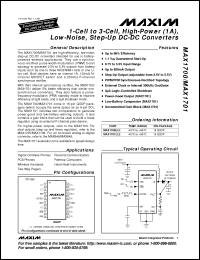 Click here to download MAX1700EEE Datasheet