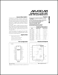 Click here to download MAX182BCPI+ Datasheet