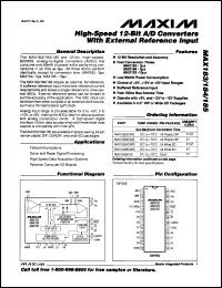 Click here to download MAX190AEWG+ Datasheet