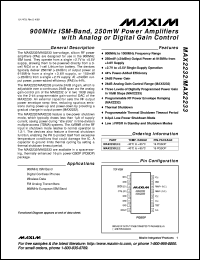 Click here to download MAX2316EEI Datasheet