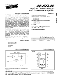 Click here to download MAX2430ISE-T Datasheet
