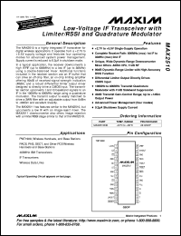 Click here to download MAX2601 Datasheet