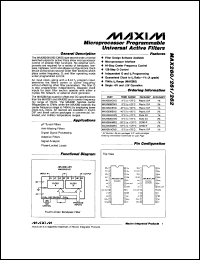 Click here to download MAX267AEWG Datasheet